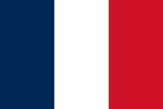 The flag of Saint Martin is composed of three equal vertical bands of blue, white and red.